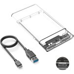 Usb 3. 0 botier disque dur 25 boitier externe disque 5gbps pour sata hdd et ssd de 25 et 7 / 9. 5 mm ...