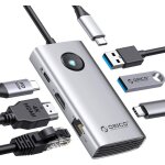 Usb c station daccueil 6 en 1 hub usb c avec ethernet 25 g hdmi 4k 60hz pd 100 w 2 x usb 3. 0 usb c 5gbps ...