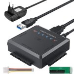 Usb disque dur adaptateur usb 3. 0 vers ide sata cable usb 1m pour 2. 5 3. 5 ide sata hdd ssd avec adaptateur ...