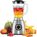 Uten blender smoothie multifonctionnel 1. 8l5 vitessesblender professionnel 1800w6 lames en inox