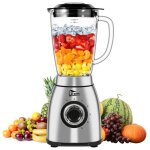 Uten blender mixeur 1. 8l1800w blender mixeur multifonctionnel 5 vitesses pour jus de fruits et lgumes ...
