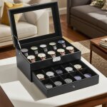 Uten coffret à montre boîte en cuir avec serrurepresentoir montre coffret montres en cuir boite bijoux ... Uten coffret à montre boîte en cuir avec serrurepresentoir montre coffret montres en cuir boite bijoux ...