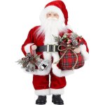 Uten figurine 45cm grand pre nol raliste tissu santadebout de pre nol rouge 45. 7cm / 18in traditionnelle ...