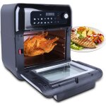 Uten friteuse sans huile 12 en 1 friteuse  air four 10l 1500w noir avec temprature rglable cuisson ...