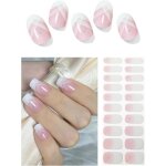 Uv nail polish french ombre nail gel sticker 20 x self - adhesive nail film gel nail stickers stickers ...