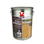 V33 - 113645 - saturateur terrasse haute protection gris fume 5l V33 - 113645 - saturateur terrasse haute protection gris fume 5l