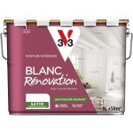 V33 peinture blanc r�novation satin� 5 l - multi - supports monocouche