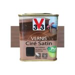 V33 vernis meubles et boiseries gris patin� cir� satin 05 l