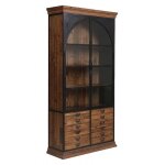 Vaisselier 2 portes - bois - marron - interiors