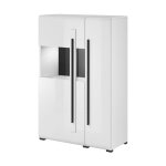 Vaisselier 2 portes petits - meubles - louis - 90 x 39 x 136cm - blanc