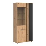 Vaisselier 3 portes petits - meubles - ezra - 90 x 40 x 195cm - bois