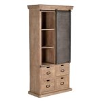 Vaisselier 4 tiroirs - bois - fer - marron - d�coration dautrefois