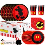 Dcoration de fte danniversaire mickey mouse ensemble de vaisselle de fte articles de table pour ftes ...