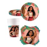 Vaisselle jetable - kit anniversaire vaisselle jetable vaiana 2