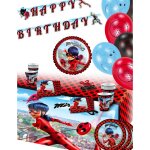 Vaisselle jetable - maxi kit anniversaire ladybug