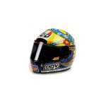 Valentino rossi casque r�plique miniature 1:5 mini casque ?vr46 motogp gp jacarepagua 1999 unisexe