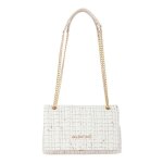 Valentino sac � �paule bandouli�re cr�me marron pour femme - tweed flap bag off wh / multi 325296