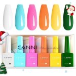 Valentinstag gel semi - permanent nail polish 6 colours uv gel nail polish white blue purple brown yellow ...