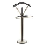 Valet de chambre fabio en m�tal couleur champagne et noir chevalet de nuit portant pour v�tements structure ...