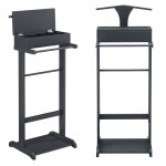 Valet de chambre lulboll avec bote ouvrable bois de pin gris