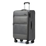 British traveller valise de voyage moyenne taille souple (70x43x25cm) - valise de soute � 4 roulettes ...