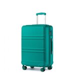 Valise cabine 51. 5x38x21cm ultra lgre rigide bagages cabine en abs petite valise de voyage avec 4 ...