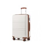 Valise cabine 51. 5x38x21cm ultra lgre rigide bagages cabine en abs petite valise de voyage avec 4 ...