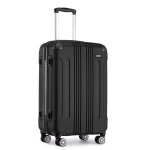 Kono valise cabine 54x36x21. 5cm valise de voyage  roulettes rigide abs bagage  main  4 roulettes ...