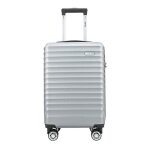 Valise cabine 55�35�20 cm ? bagage rigide abs l�g�re anti - choc avec serrure � code et 4 roulettes compatible ...