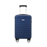 Valise cabine 55�35�20 cm ? valise rigide en abs l�g�re anti - choc avec serrure � code et 4 roulettes ...