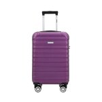 Valise cabine 55�35�20 cm ? valise rigide en abs l�g�re anti - choc avec serrure � code et 4 roulettes ...