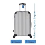 Valise cabine 55cm - adc - swift - abs rigide - 4 roues 360° - 39l - Étiquette offerte Valise cabine 55cm - adc - swift - abs rigide - 4 roues 360° - 39l - Étiquette offerte