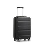 Kono valise cabine 55x35x22cm bagage valise de voyage abs + pc rigide ultra l�g�re trolley avec 4 roulettes ...