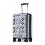 Kono valise cabine 55x35x23cm valise ultra l�gere rigide soute en polypropyl�ne valise de voyage � 4 ...