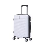 Valise cabine 55x35x25cm valise celims weekend ultra - lger abs cadenas 4 roues 360 blanc