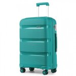 Kono valise cabine 55x40x20cm valise de voyage valise rigide en polypropyl�ne ultra � 4 roulettes avec ...