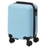 Valise cabine bleu pastel 29l - abs dimensions 20x30x40 cm id�ale pour les bagages � main des compagnies ...