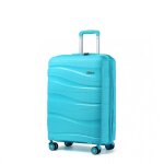 Kono valise cabine grande 76x50x31cm rigide polypropylène valise de voyage à 4 roulettes et serrure tsa ... Kono valise cabine grande 76x50x31cm rigide polypropylène valise de voyage à 4 roulettes et serrure tsa ...