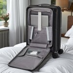 Valise cabine - jet lag - sydney - ouverture frontale - noire
