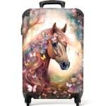 Valise cabine - noboringsuitcases - bagage  main 55x35x20cm - lgre et rigide - avec 4 roulettes - ...