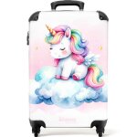 Valise enfant cabine - noboringsuitcases - bagage � main 55x35x20cm - l�g�re et rigide - avec 4 roulettes ...
