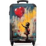 Valise cabine - noboringsuitcases - bagage � main 55x35x20cm - l�g�re et rigide - avec 4 roulettes - ...