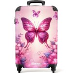 Valise cabine - noboringsuitcases - bagage  main 55x35x20cm - lgre et rigide - avec 4 roulettes - ...