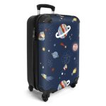 Valise gar�on cabine - noboringsuitcases - bagage � main 55x35x20cm - l�g�re et rigide - avec 4 roulettes ...