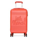 Valise cabine passe - partout rigide 55 cm - corail - lm10711p
