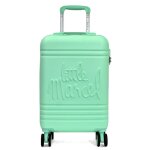 Valise cabine passe - partout rigide 55 cm - vert eau - lm10711p