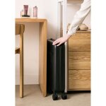 Valise cabine rigide pliable - create - tsa - 4 roues - polycarbonate - noir