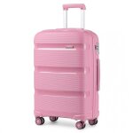 Valise cabine taille moyenne 65x44x27cm valise de transport rigide en polypropylne lgere  4 roulettes ...