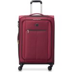 Valise delsey pin up 6 expandable 4dr cabin trolley 68 m - rouge - soute - roues silencieuses