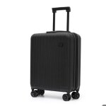 Valise extensible - cabinfly - cruisair - 55x40x23 cm - noir - cadenas tsa